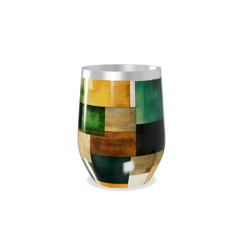 Copo Térmico Slim - Estampado Colorido Madeira