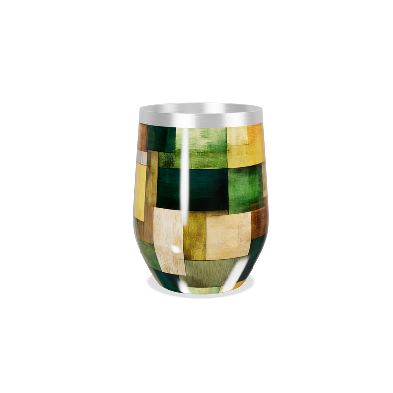 Copo Térmico Slim - Estampado Colorido Madeira