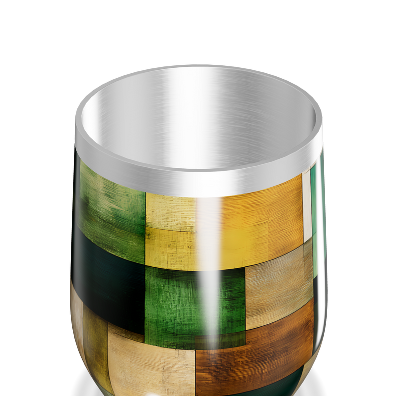 Copo Térmico Slim - Estampado Colorido Madeira