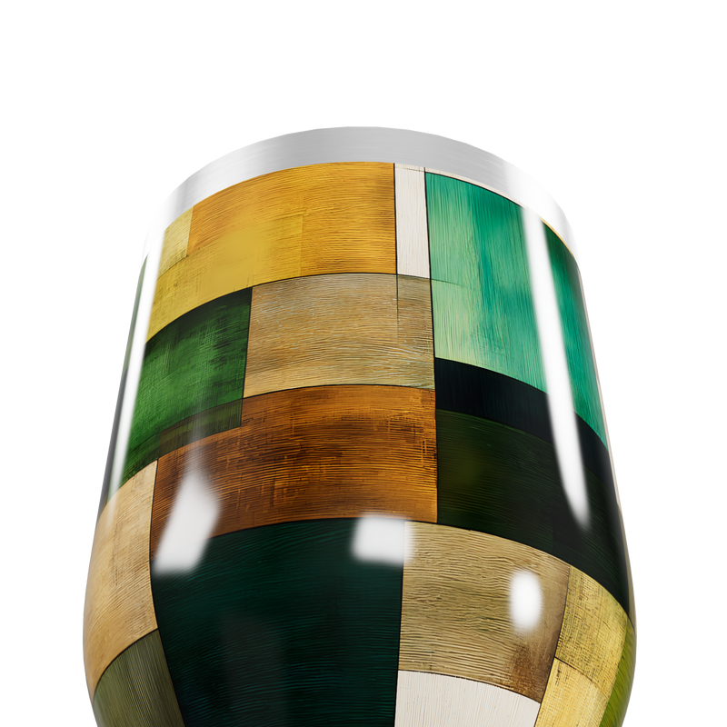 Copo Térmico Slim - Estampado Colorido Madeira