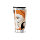 Copo Térmico - Floral Laranja Aço Inox