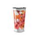 Copo Térmico - Floral Laranja Aço Inox