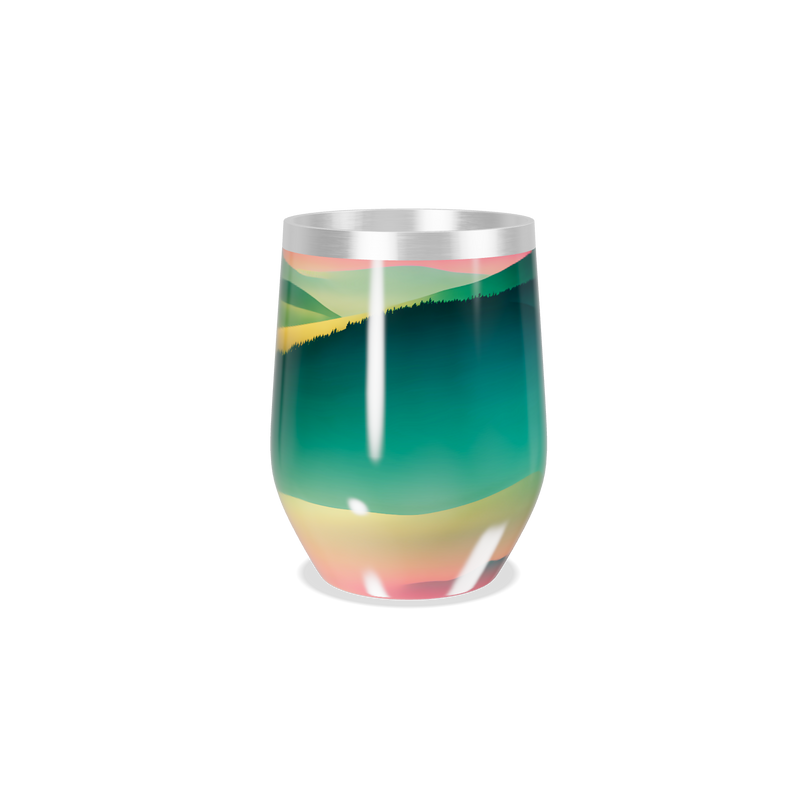 Copo Térmico Slim - Verde Degradê Aço Inox