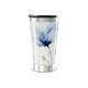 Copo Térmico - Floral Azul Inox