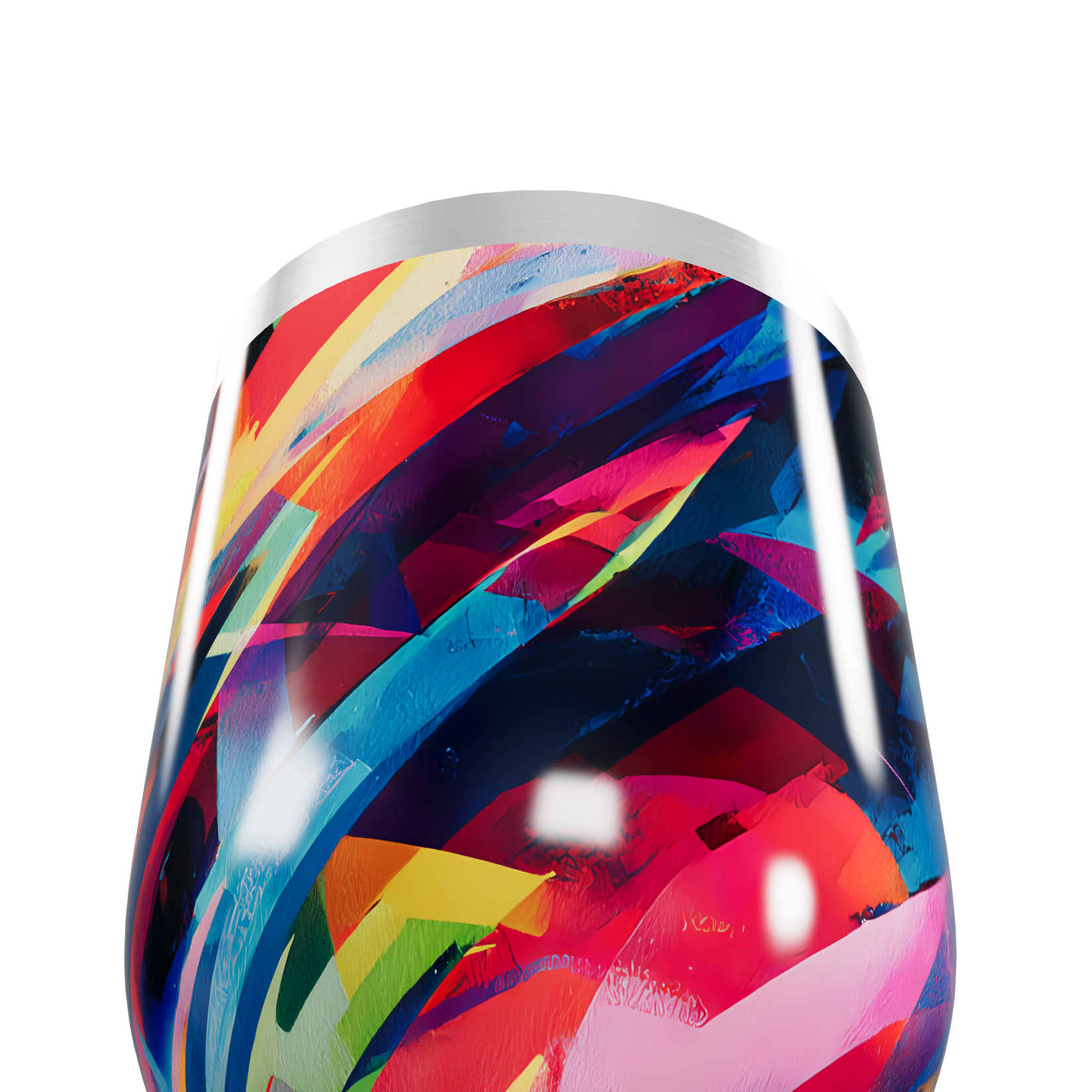 Copo Térmico Slim - Estampa Colorida Aço Inox