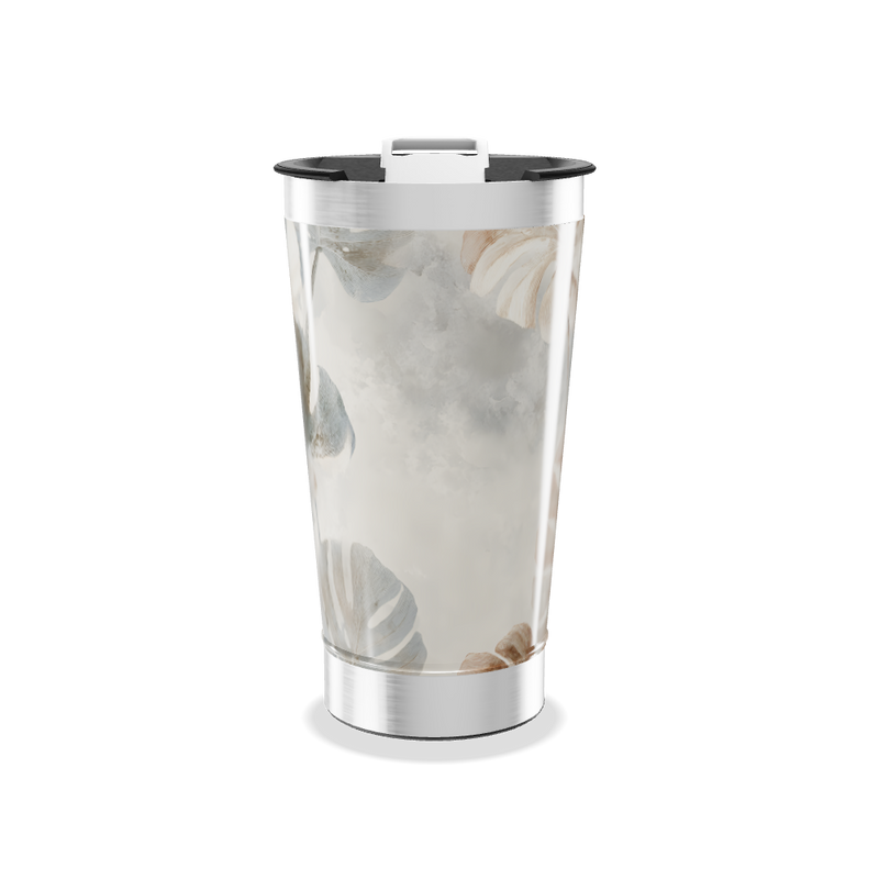 Copo Térmico - Com estampa floral