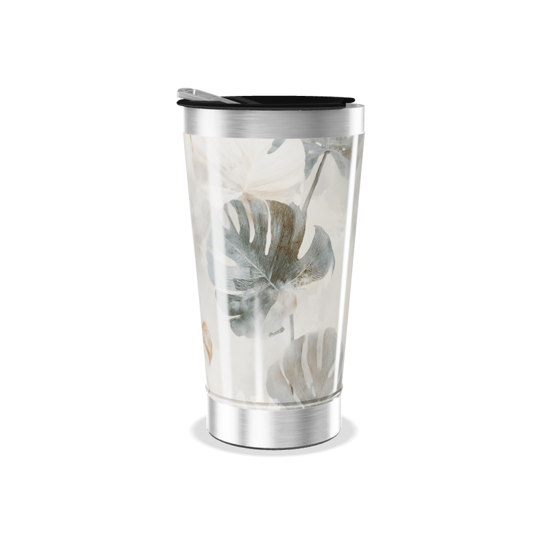 Copo Térmico - Com estampa floral