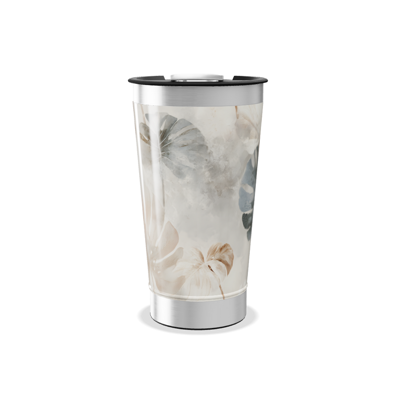 Copo Térmico - Com estampa floral