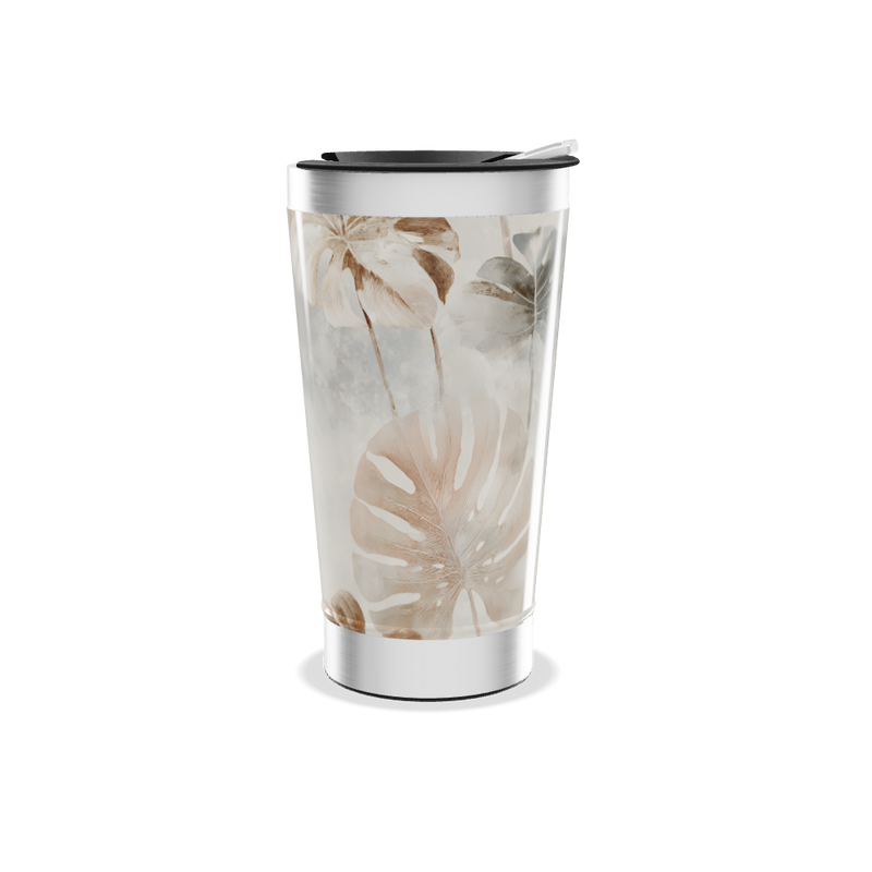 Copo Térmico - Com estampa floral