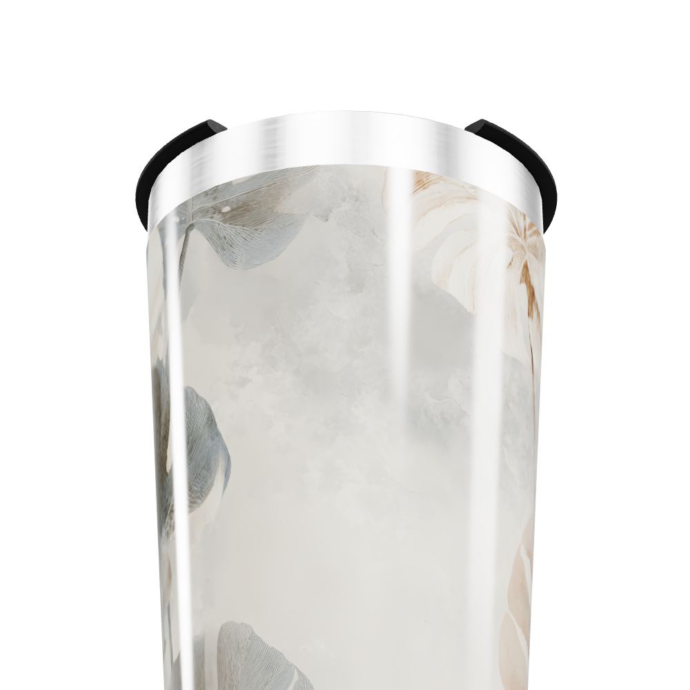 Copo Térmico - Com estampa floral