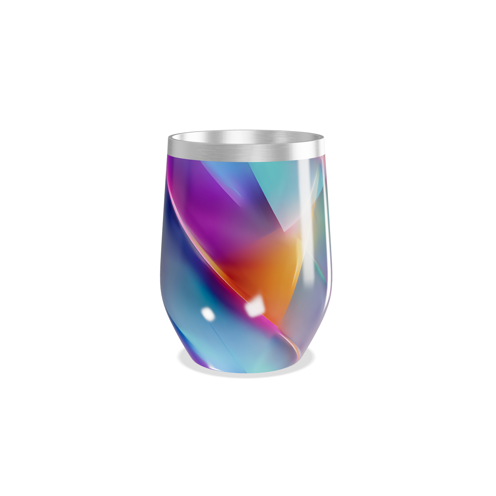 Copo Térmico Slim - Efeito Holográfico