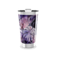Copo Térmico - Folhas Roxas e Rosas