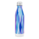 Garrafa Inox - Azul com Estampa Geométrica