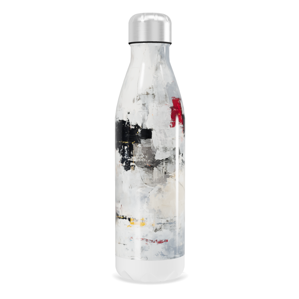 Garrafa Inox - Estampa Abstrata Colorida