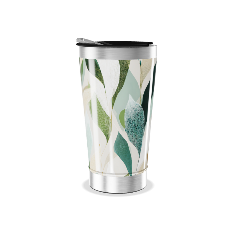 Copo Térmico - Folhas Multicoloridas