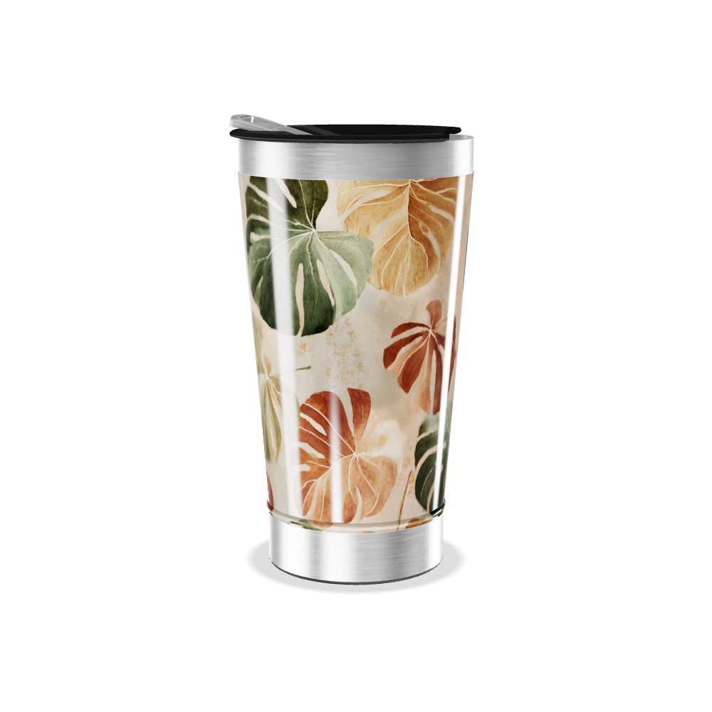 Copo Térmico - Folhagem Colorida