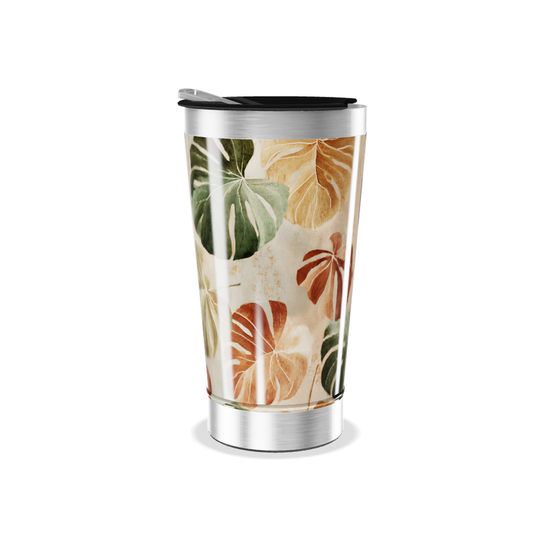Copo Térmico - Folhagem Colorida