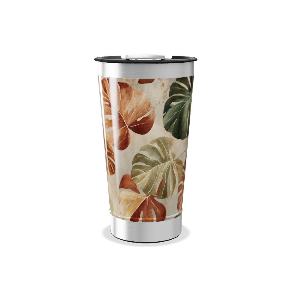 Copo Térmico - Folhagem Colorida