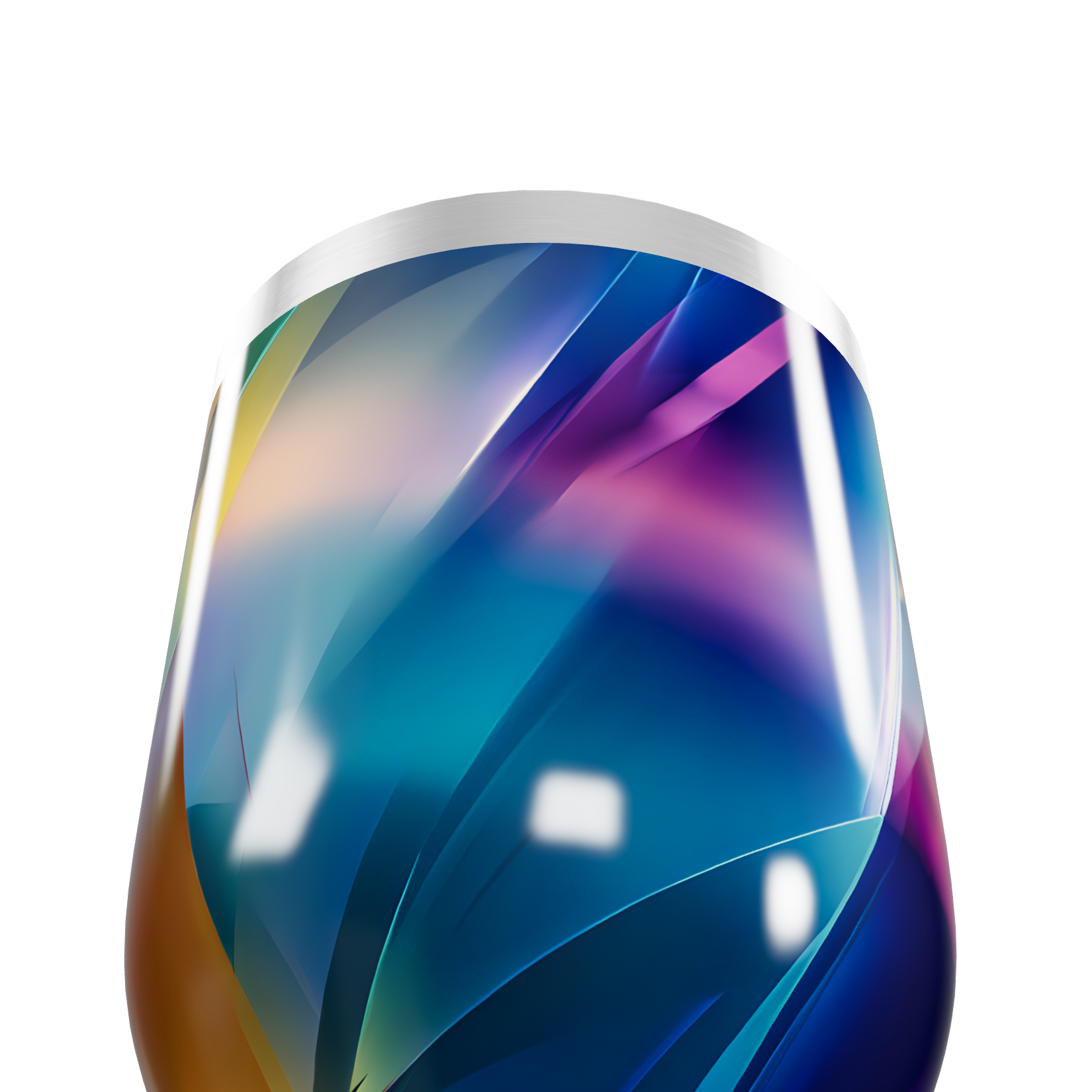 Copo Térmico Slim - Multicolorido Inox