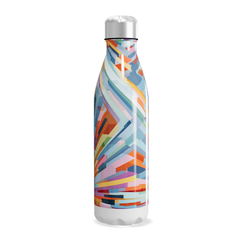 Garrafa Inox Colorida Estampada 750ml