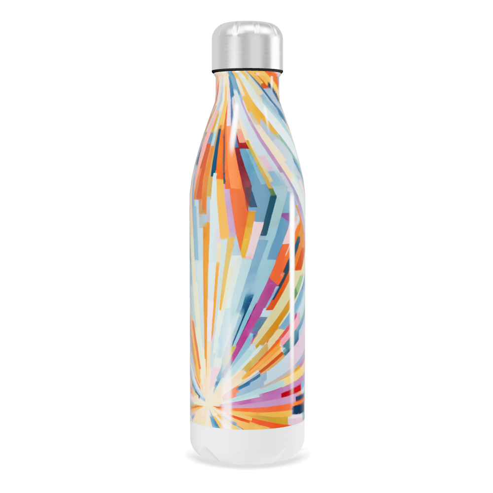 Garrafa Inox Colorida Estampada 500ml