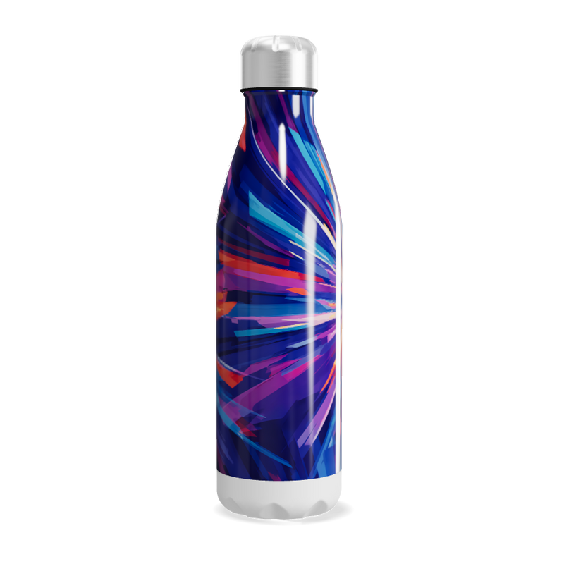 Garrafa Inox Estampada Cores Vibrantes