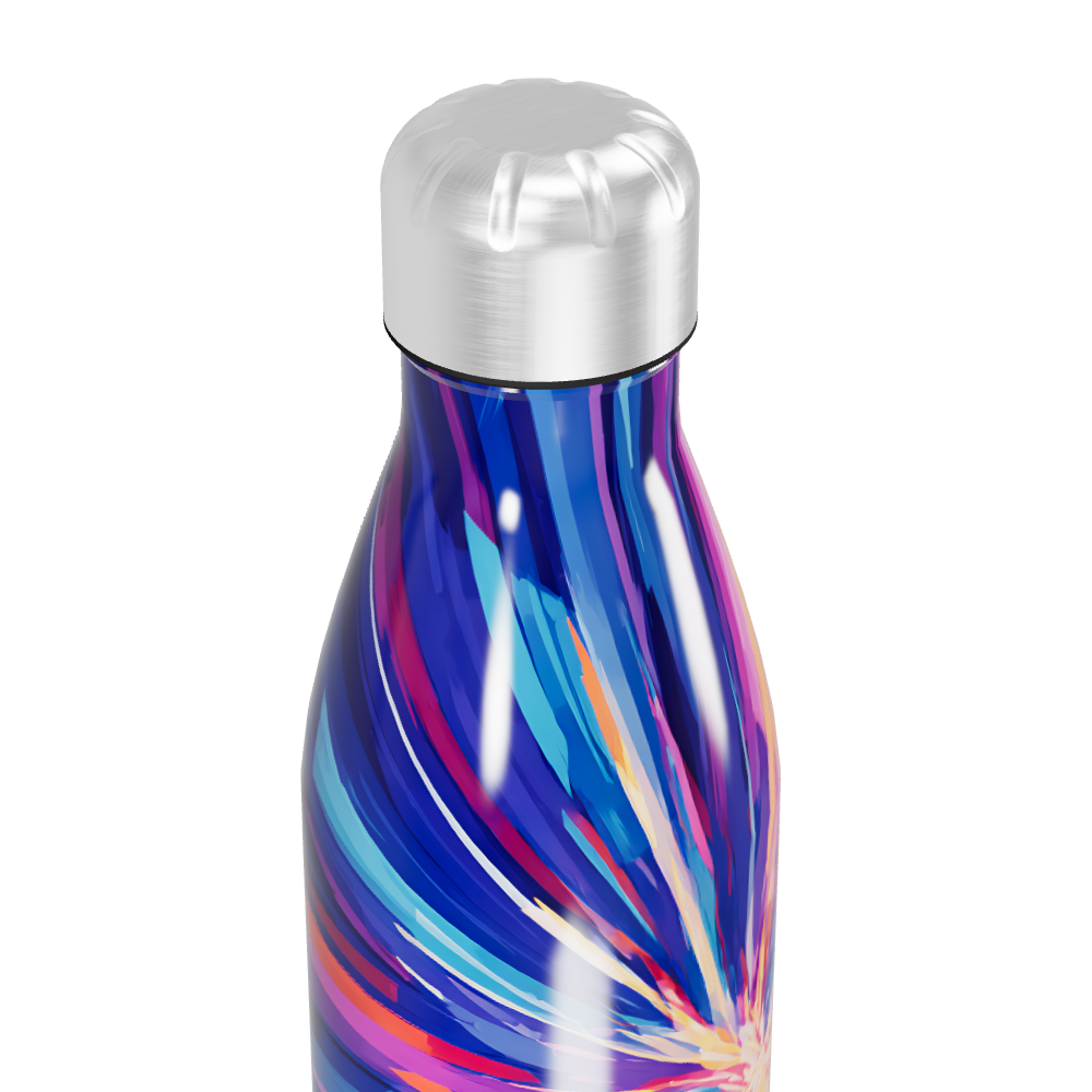 Garrafa Inox Estampada Cores Vibrantes
