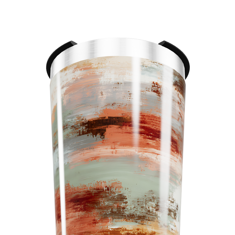 Copo Térmico - Estampa Abstrata Colorida