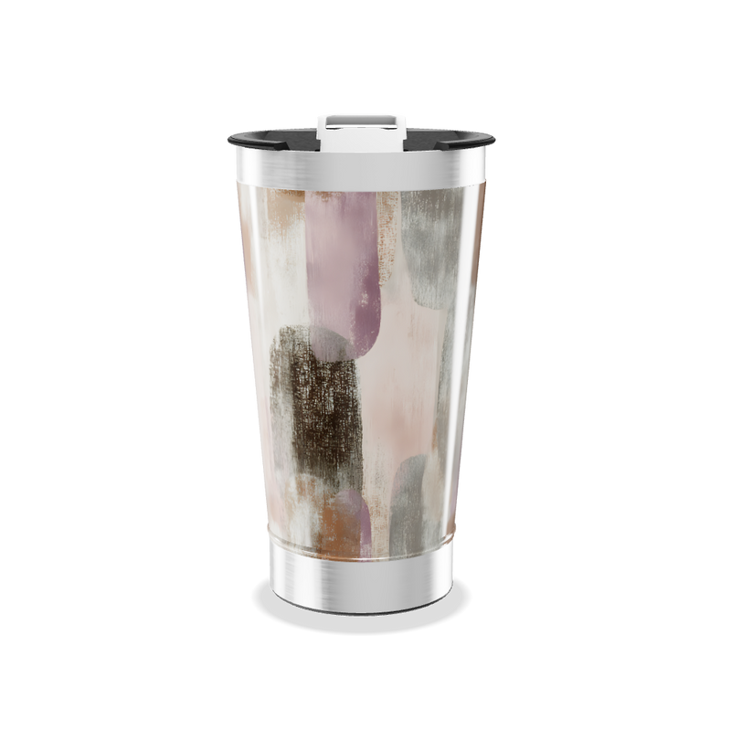 Copo Térmico - Estampa Abstrata Colorida
