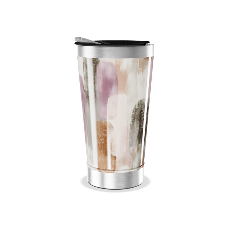 Copo Térmico - Estampa Abstrata Colorida