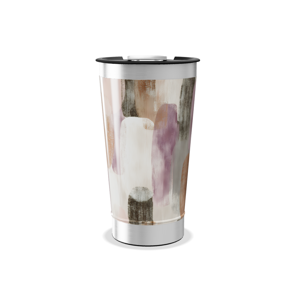 Copo Térmico - Estampa Abstrata Colorida