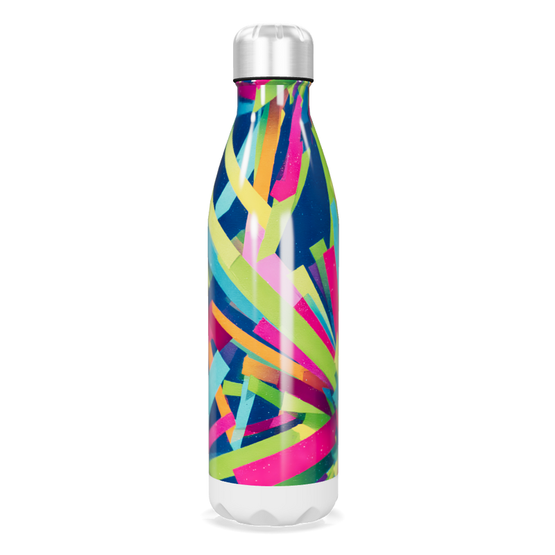 Garrafa Inox - Colorida com Estampa Vibrante