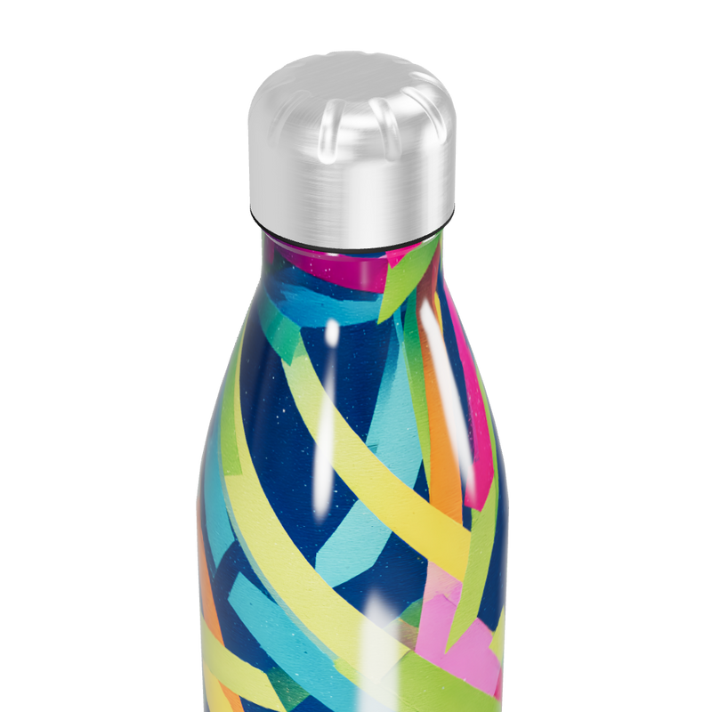 Garrafa Inox - Colorida com Estampa Vibrante