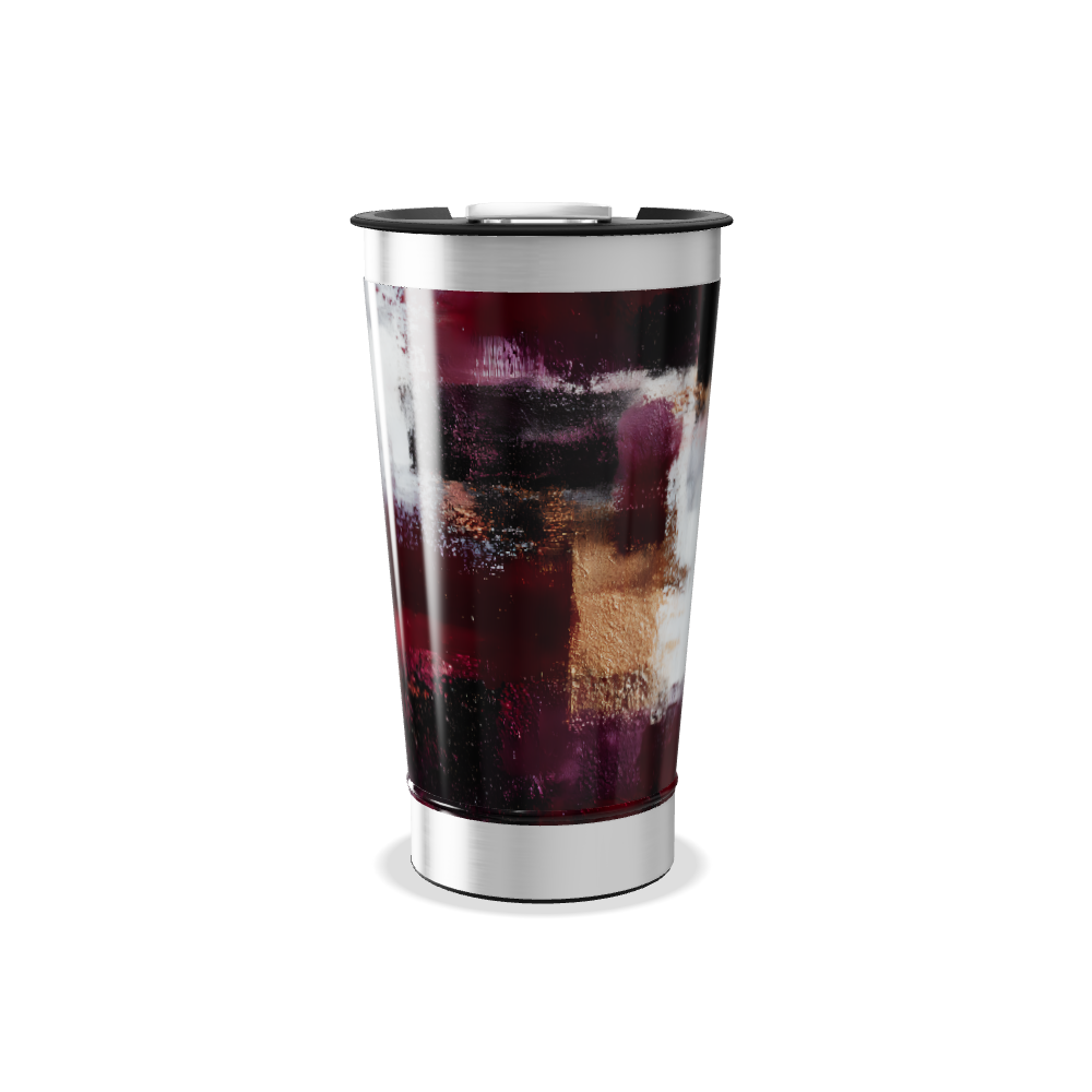 Copo Térmico - Estampa Abstrata Colorida