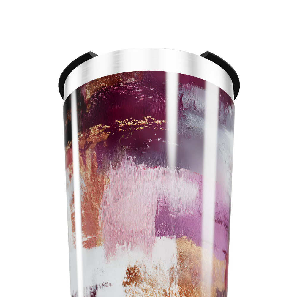 Copo Térmico - Estampa Abstrata Colorida