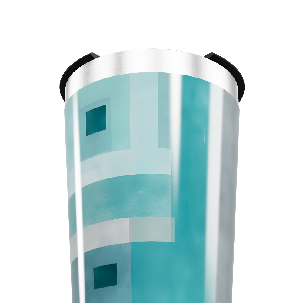 Copo Térmico - Azul com Geometria