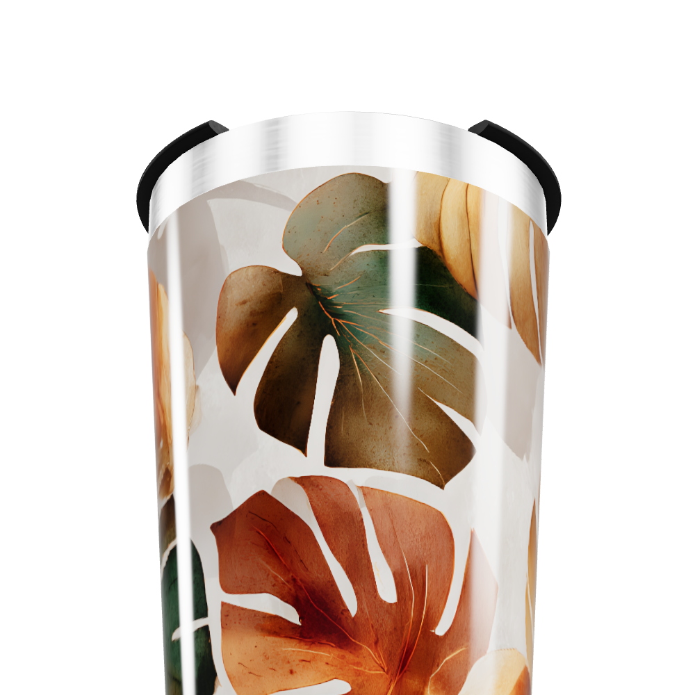 Copo Térmico - Folhas Tropicais