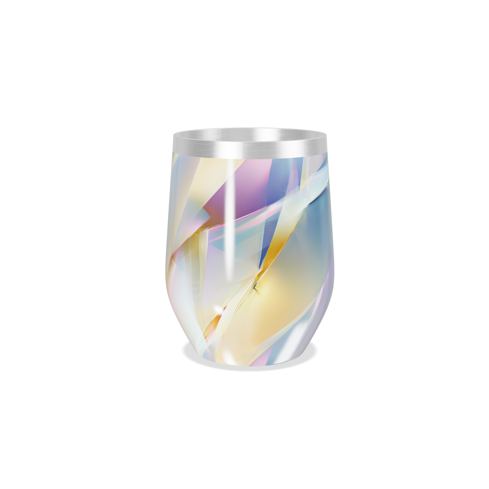 Copo Térmico Slim - Holográfico Aço Inox