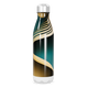 Garrafa Inox - Verde com Listras Decorativas