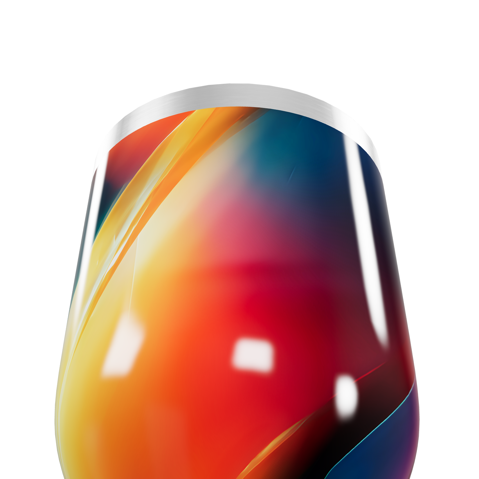 Copo Térmico Slim - Multicolorido Metalizado