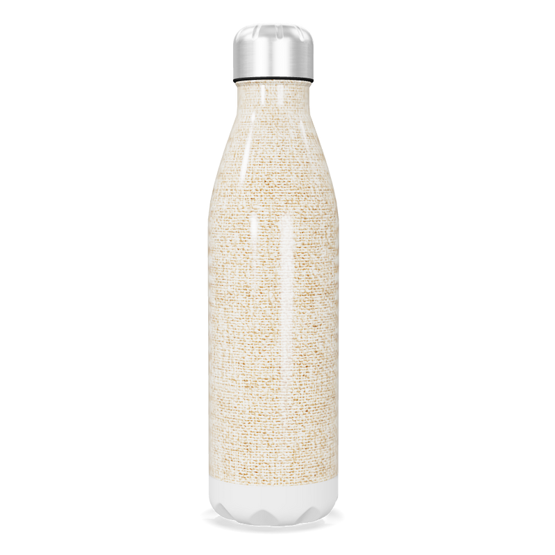 Garrafa Inox - Bege Texturizada