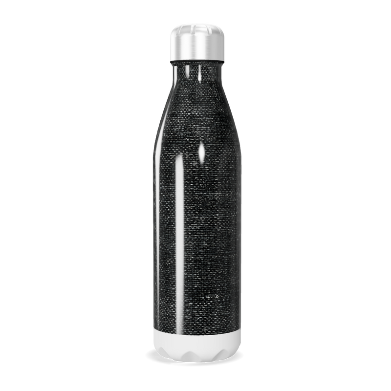 Garrafa Inox - Preta com textura elegante