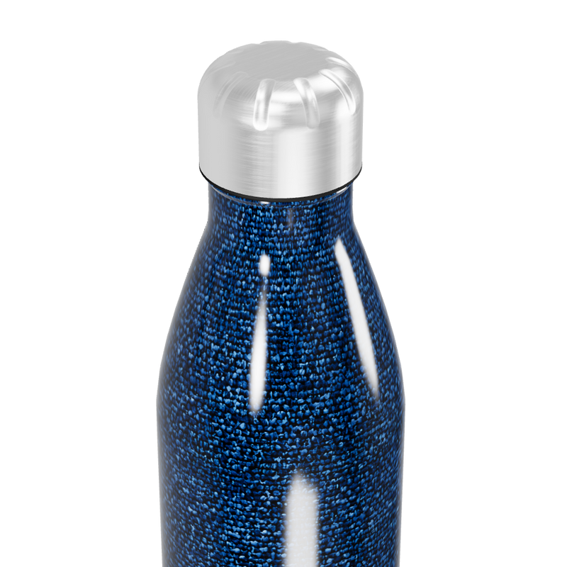 Garrafa Inox - Azul Texturizado