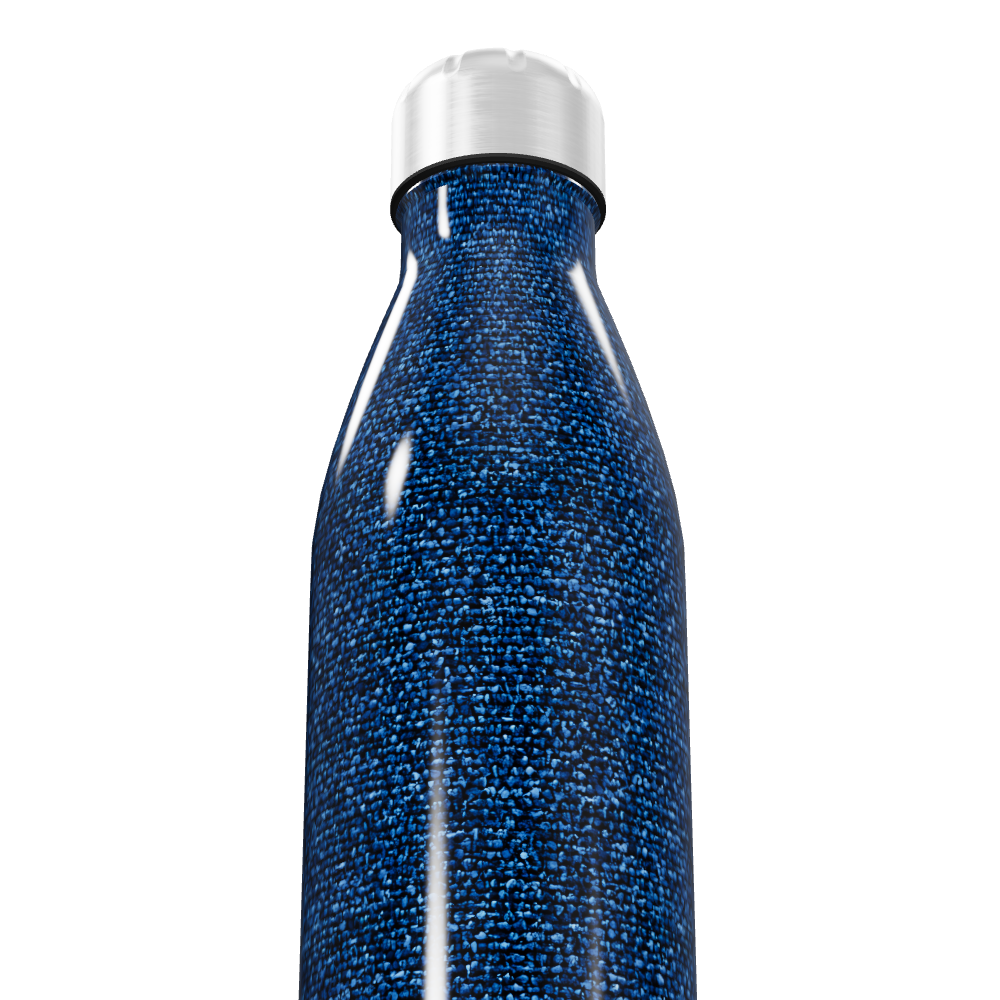 Garrafa Inox - Azul Texturizado