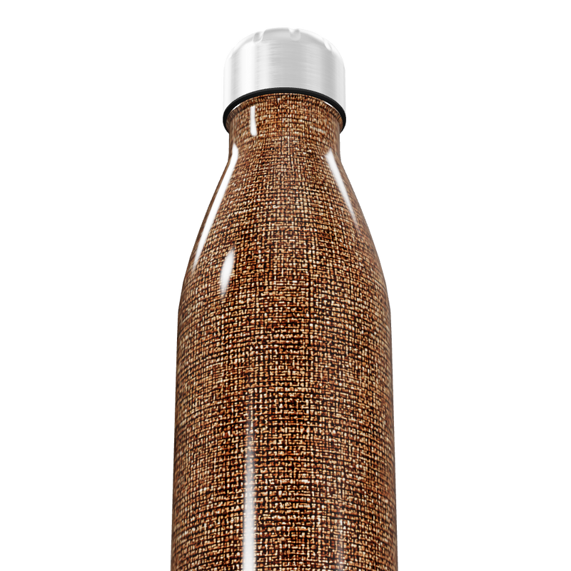 Garrafa Inox Marrom - Textura Térmica