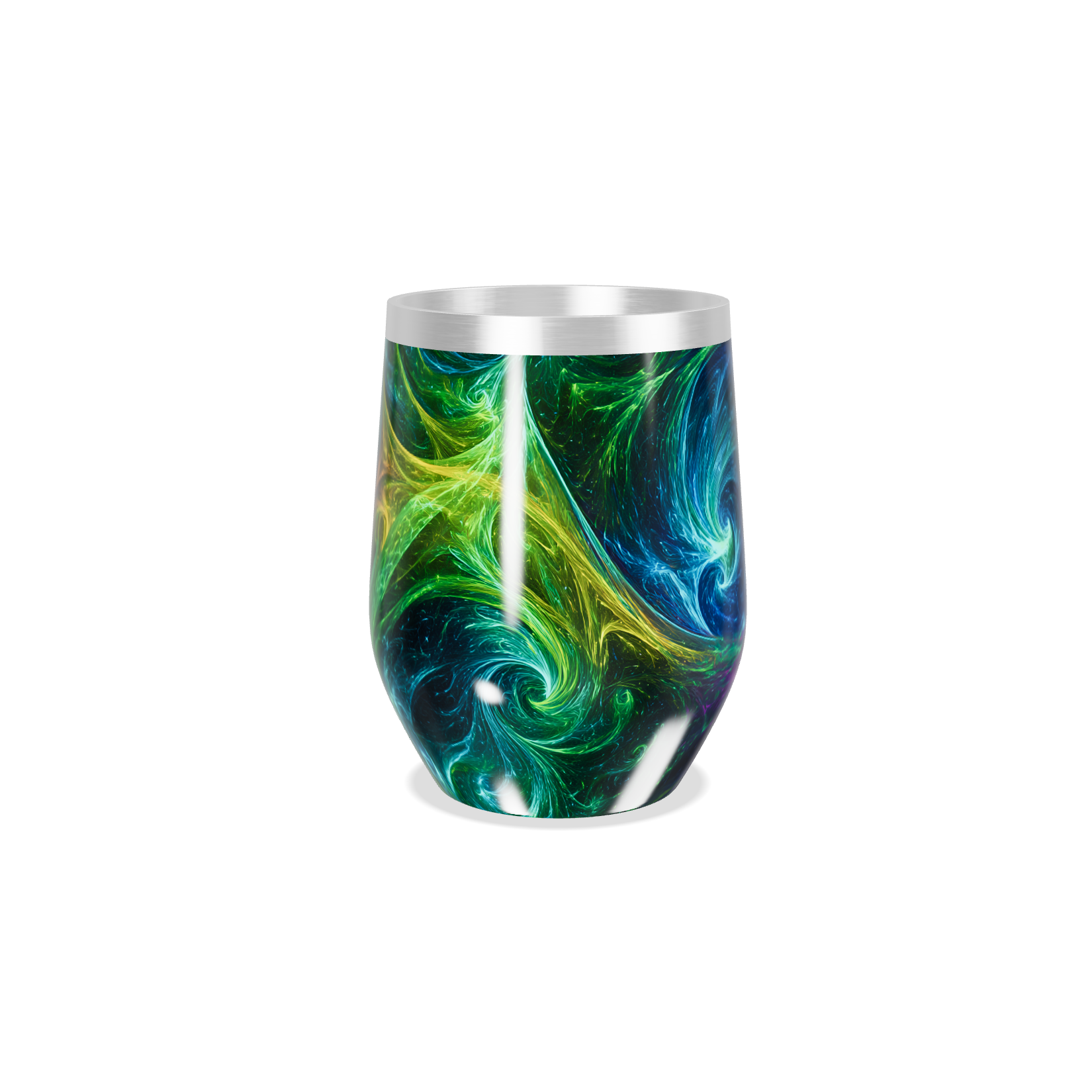 Copo Térmico Slim - Espiral Colorido Aço Inox