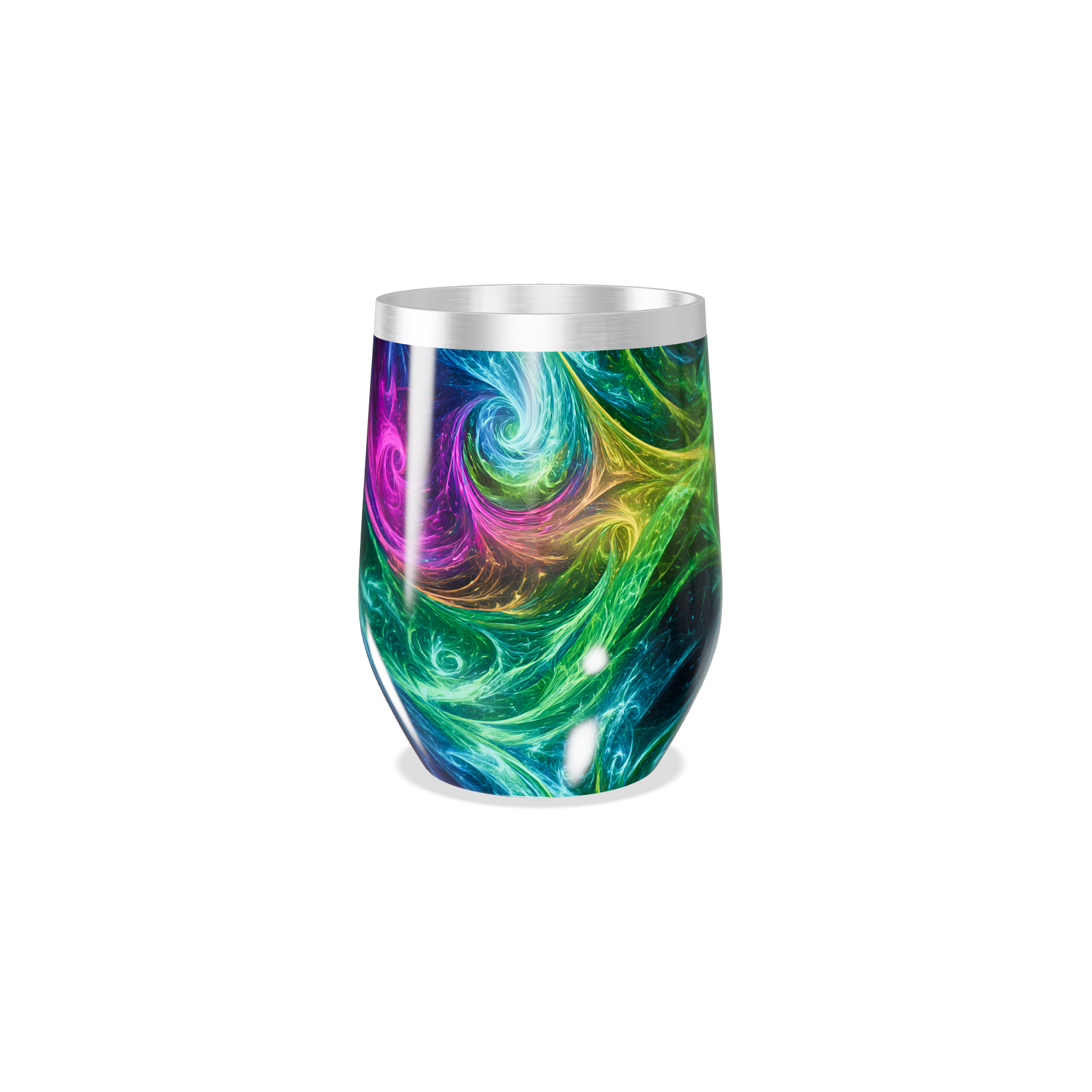 Copo Térmico Slim - Espiral Colorido Aço Inox