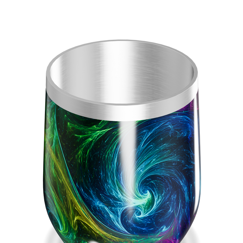 Copo Térmico Slim - Espiral Colorido Aço Inox