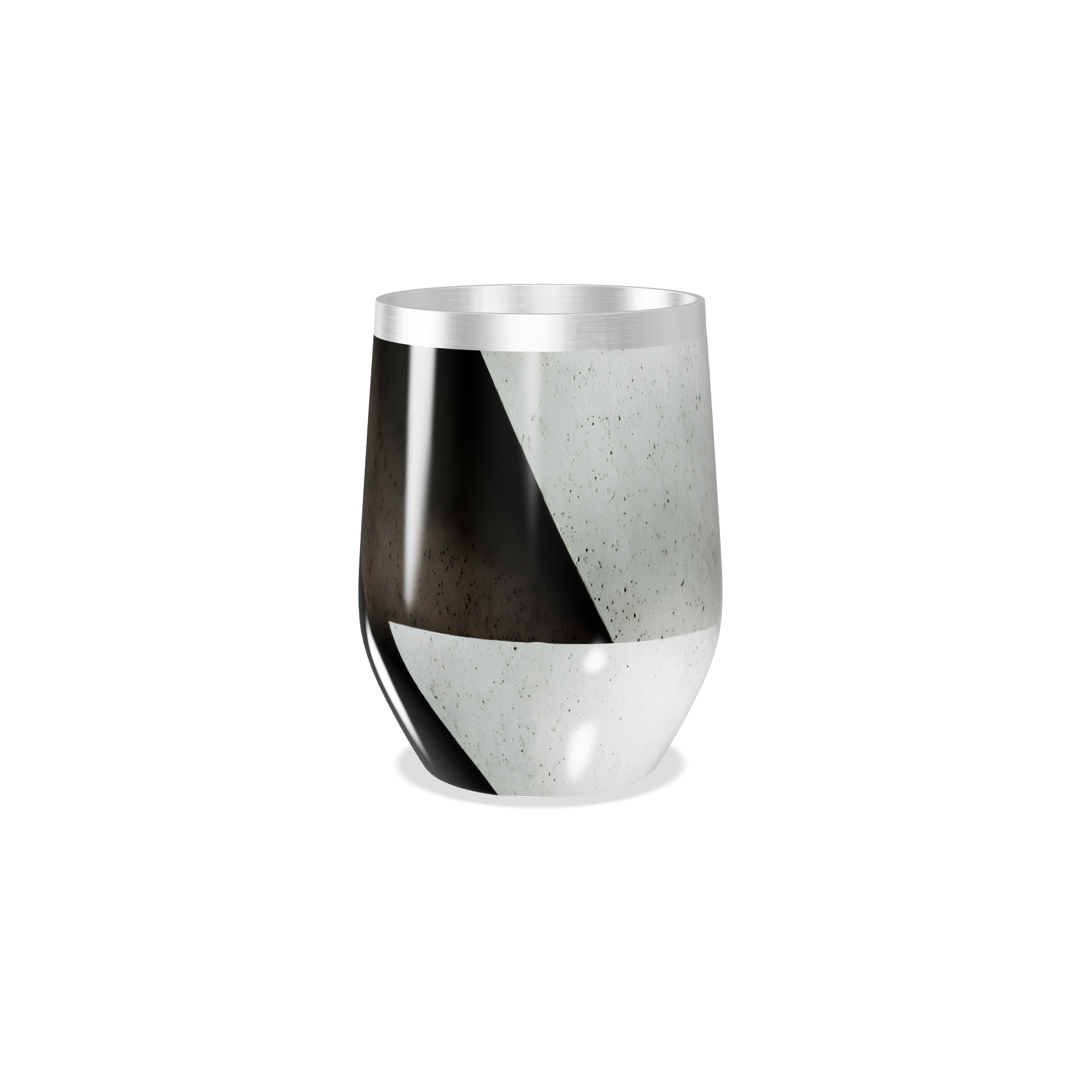 Copo Térmico Slim - Verde Abstrato Metalizado