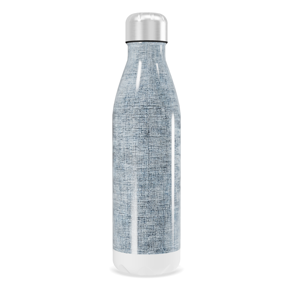 Garrafa Inox Azul Texturizada 500ml